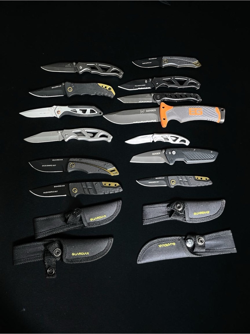 Assorted Gerber & Guardian by Gerber Knives Sales Samples